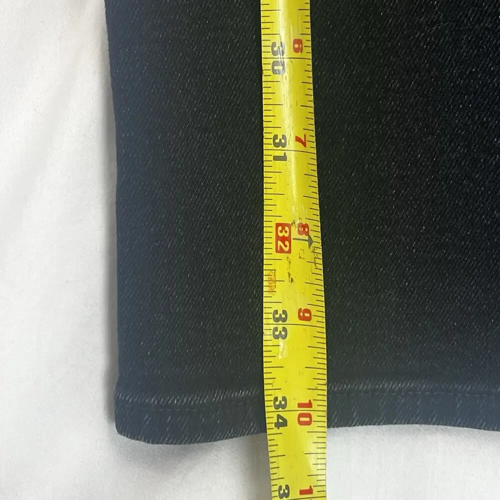 NWT Just Black Denim Wide Leg Jeans Women’s 29 Black High Rise USA - Picture 8 of 10